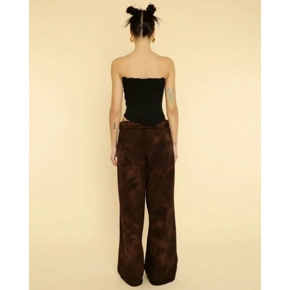 Boys Lie Boys Lie Corset Top Black Strapless Blogger L NWOT $125 - Picture 5 of 9